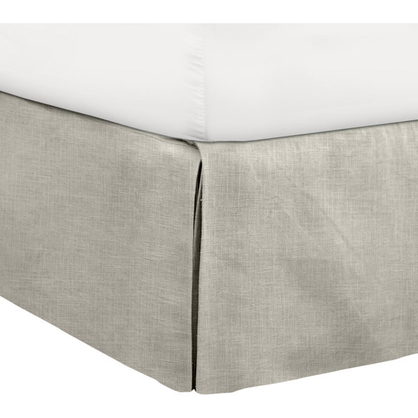 Queen Maison de Lit en Coton Blanc Jupes Shabby Chic King